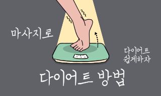 다이어트하는 방법 중 하나로 마사지가 꼽히는 이유