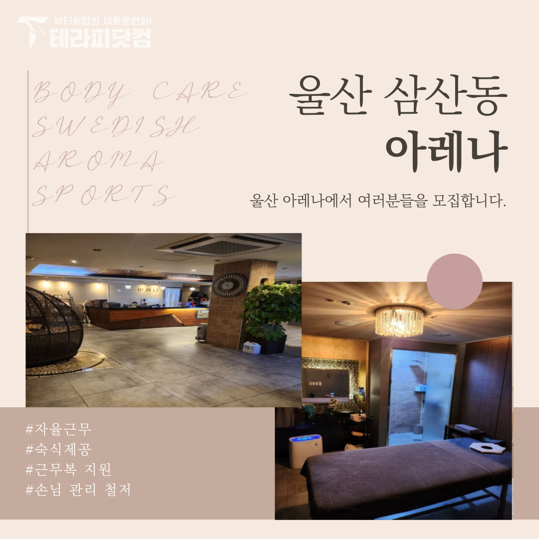 울산 삼산동 [아레나] 마사지구인구직 인스타 포스팅